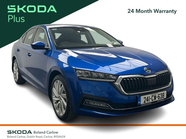 Skoda Octavia Saloon, Petrol Hybrid, 2024, Blue