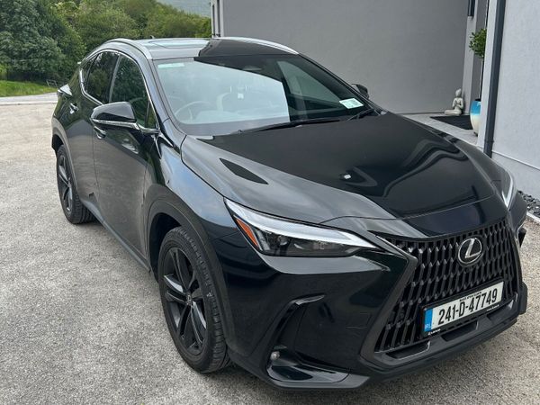 Lexus NX SUV, Petrol Plug-in Hybrid, 2024, Black