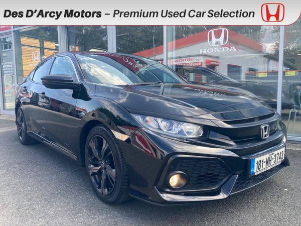 Honda Civic Hatchback, Petrol, 2018, Black