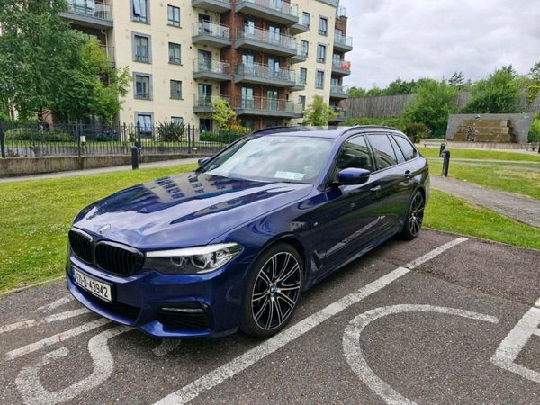 BMW 5-Series Estate, Diesel, 2017, Blue