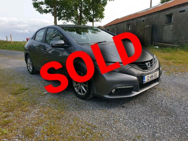 Honda Civic Hatchback, Petrol, 2012, Grey