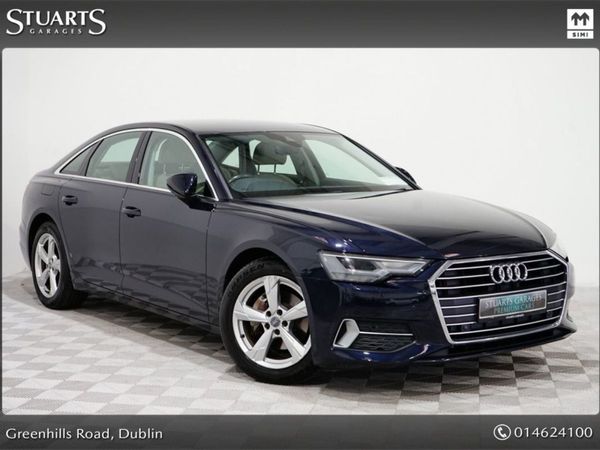 Audi A6 Saloon, Diesel, 2020, Blue