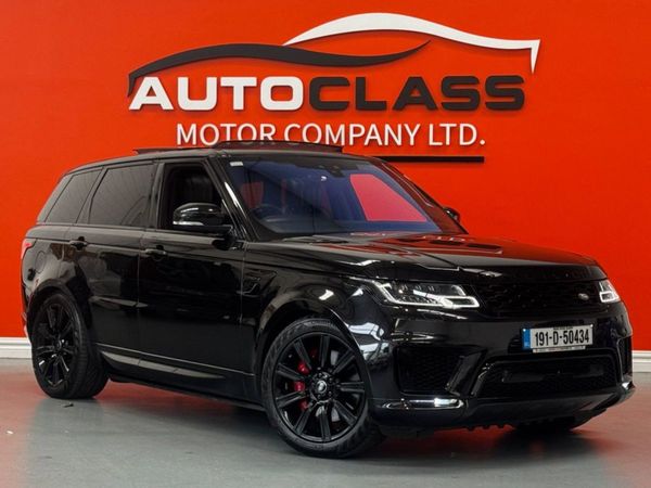 Land Rover Range Rover Sport SUV, Hybrid, 2019, Black