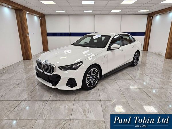 BMW 5-Series Saloon, Hybrid, 2025, White