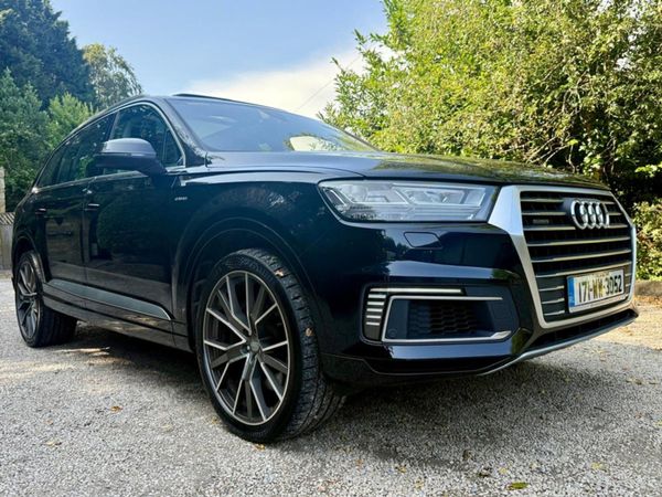 Audi Q7 SUV, Diesel Plug-in Hybrid, 2017, Blue