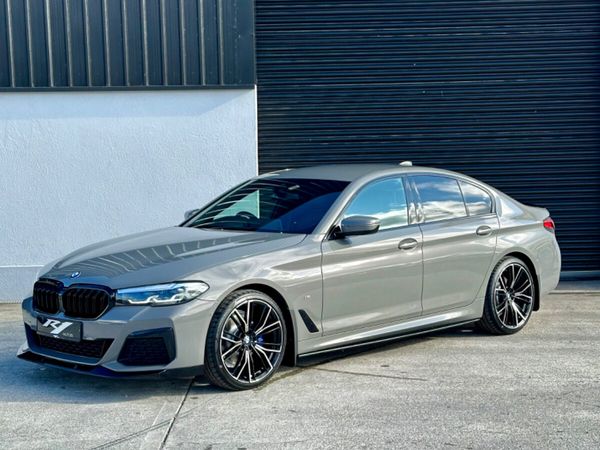 BMW 5-Series Saloon, Diesel Hybrid, 2021, Grey