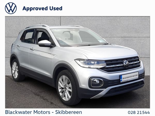 Volkswagen T-Cross Hatchback, Petrol, 2023, Silver