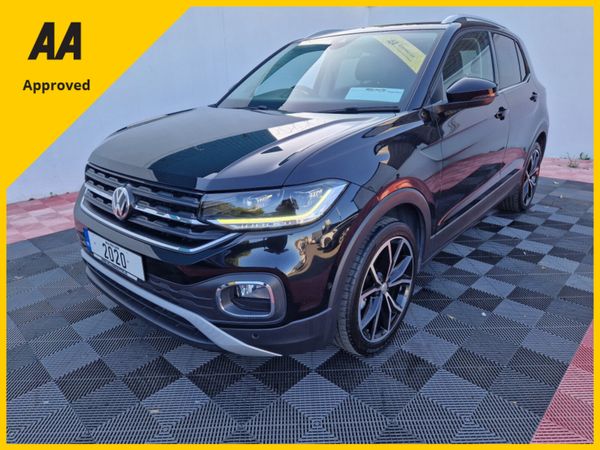 Volkswagen T-Cross Hatchback, Petrol, 2020, Black