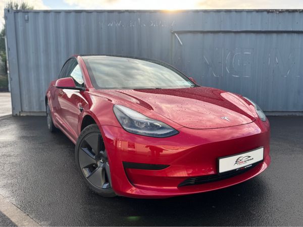 Tesla Model 3 Saloon, Electric, 2021, Red