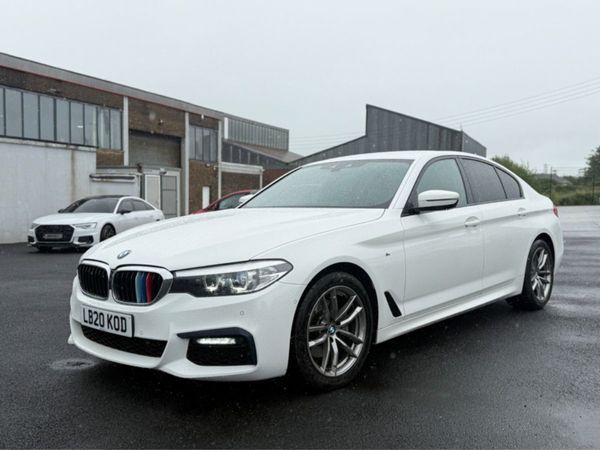 BMW 5-Series Saloon, 2020, White