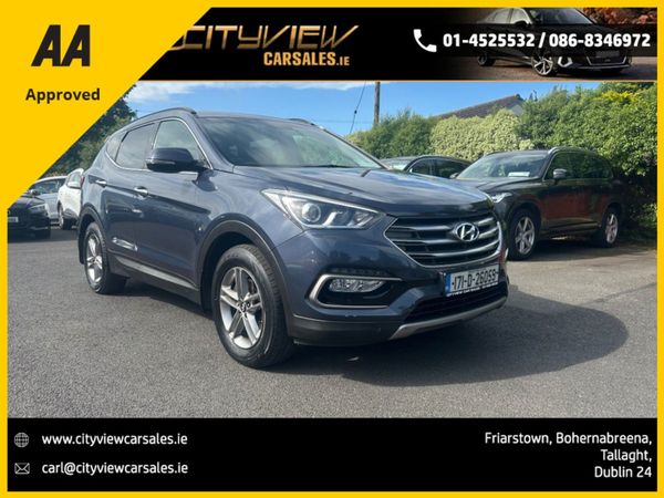 Hyundai Santa Fe SUV, Diesel, 2017, Blue