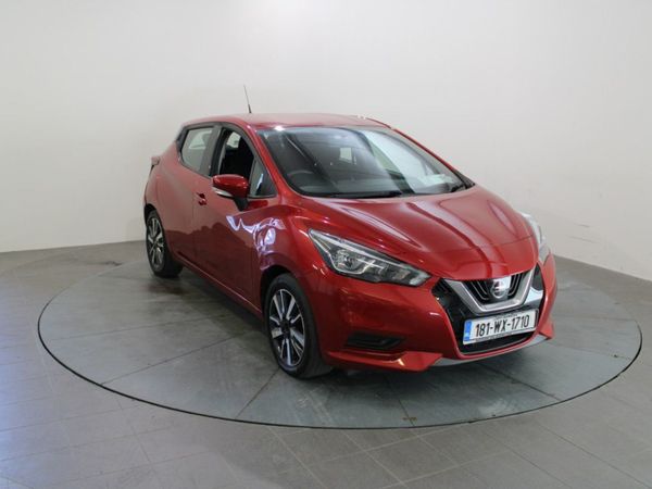 Nissan Micra Hatchback, Petrol, 2018, Red