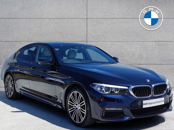 BMW 5-Series Saloon, Petrol Plug-in Hybrid, 2020, Black