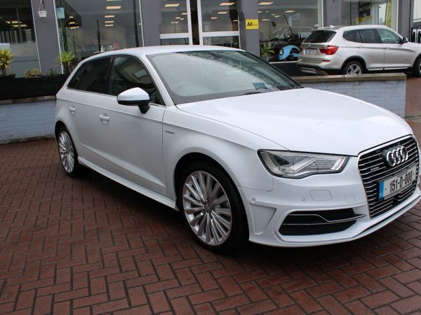 Audi A3 Hatchback, Petrol Plug-in Hybrid, 2015, White