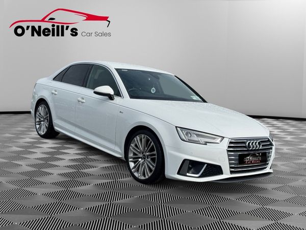 Audi A4 Saloon, Diesel, 2019, White