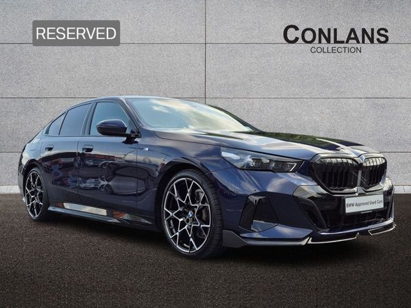 BMW 5-Series Saloon, Petrol Plug-in Hybrid, 2025, Blue