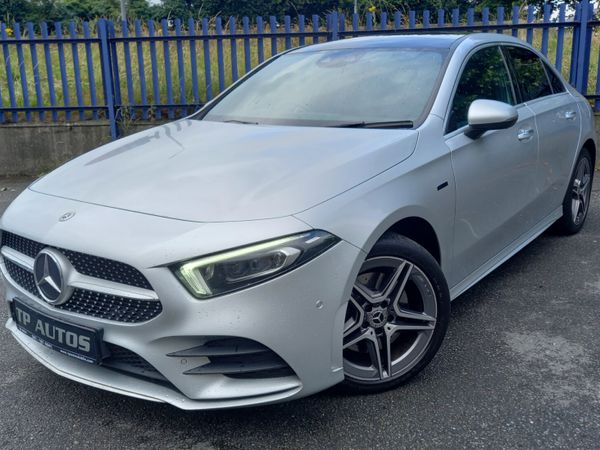 Mercedes-Benz A-Class Saloon, Petrol Hybrid, 2021, Silver