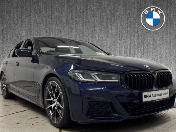BMW 5-Series Saloon, Diesel, 2021, Blue