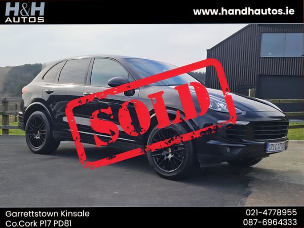 Porsche Cayenne Van, Diesel, 2017, Black