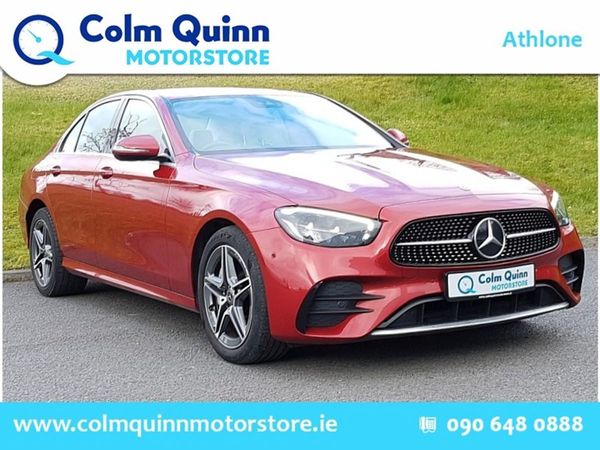 Mercedes-Benz E-Class Saloon, Diesel Plug-in Hybrid, 2022, Red