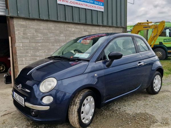 Fiat 500 Hatchback, Petrol, 2008, Blue