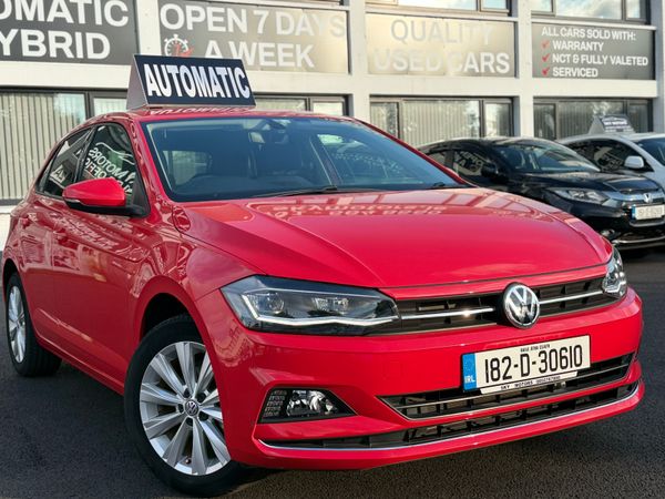 Volkswagen Polo Hatchback, Petrol, 2018, Red
