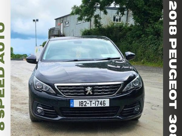 Peugeot 308 Hatchback, Diesel, 2018, Black