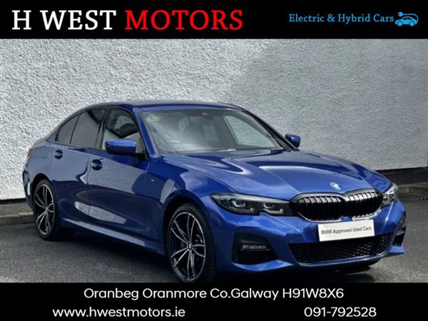 BMW 3-Series Saloon, Hybrid, 2020, Blue