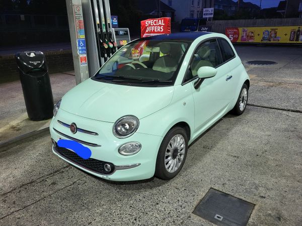 Fiat 500 Hatchback, Petrol, 2018, Green