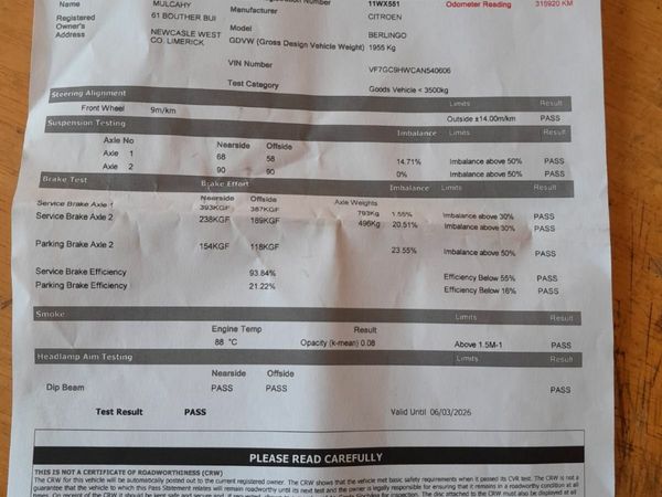 Citroen Berlingo Van, Diesel, 2011, Grey