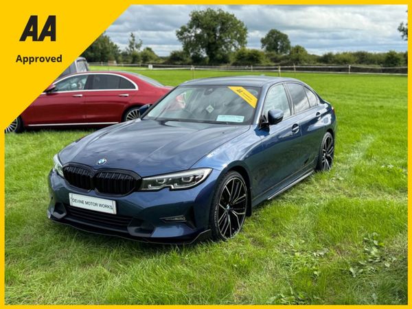 BMW 3-Series Saloon, Diesel Hybrid, 2021, Blue