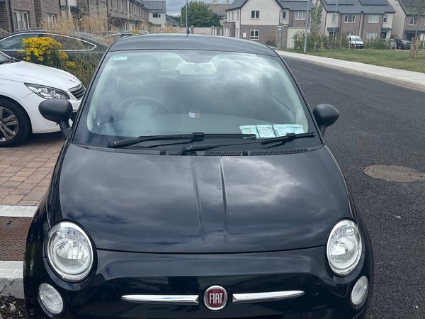 Fiat 500 Hatchback, Petrol, 2011, Black