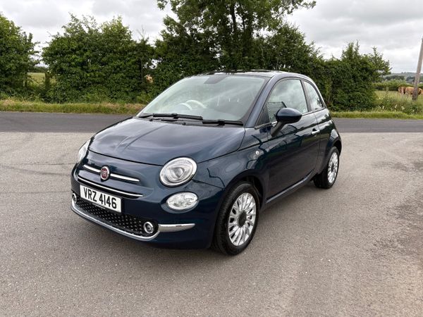 Fiat 500 Hatchback, Petrol Hybrid, 2024, Blue