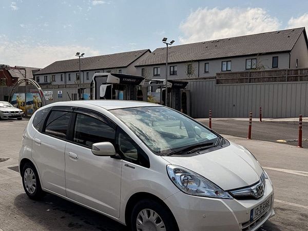 Honda Fit Hatchback, Petrol Hybrid, 2012, White