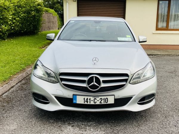 Mercedes-Benz E-Class Saloon, Diesel Hybrid, 2014, Silver