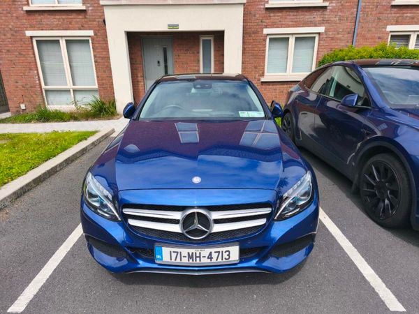 Mercedes-Benz C-Class Saloon, Petrol Plug-in Hybrid, 2017, Blue