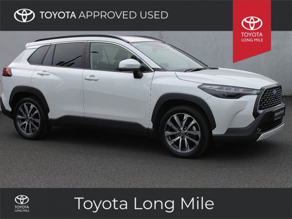 Toyota Corolla Cross SUV, Petrol Hybrid, 2024, White