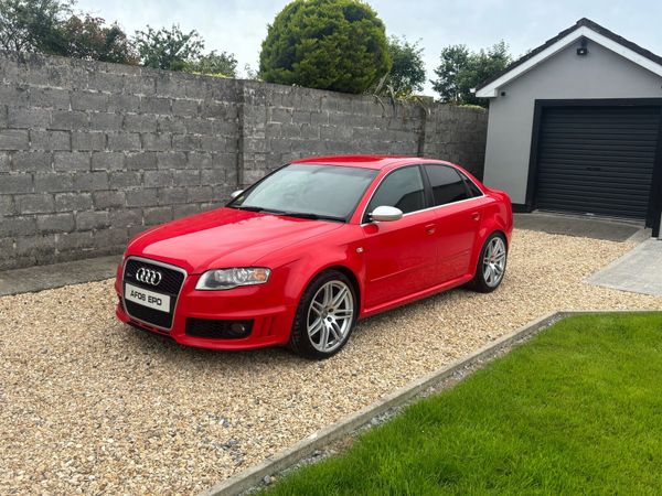 Audi RS4 Saloon, Petrol, 2006, Red