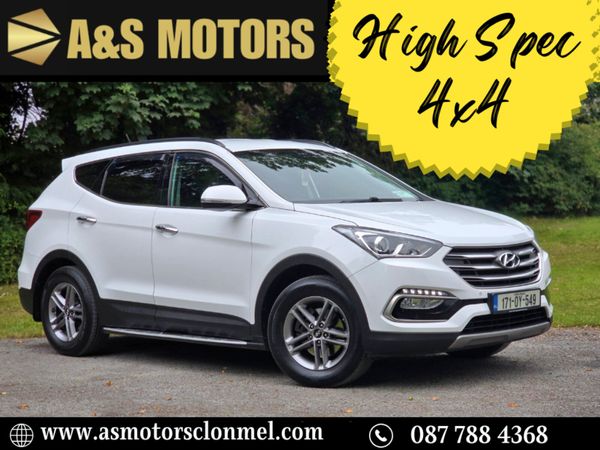 Hyundai Santa Fe SUV, Diesel, 2017, White