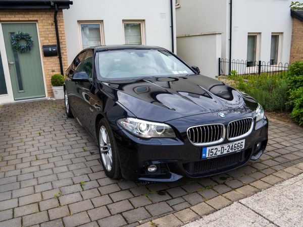 BMW 5-Series Saloon, Diesel, 2015, Black