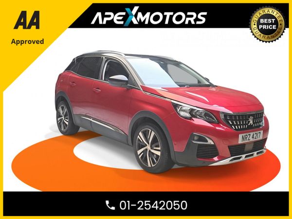 Peugeot 3008 SUV, Diesel, 2018, Red