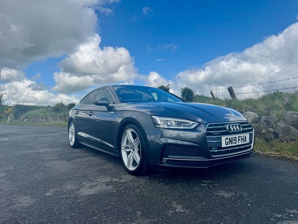 Audi A5 Hatchback, Petrol Hybrid, 2019, Grey