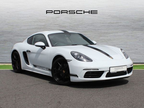 Porsche Cayman Coupe, Petrol, 2019, White