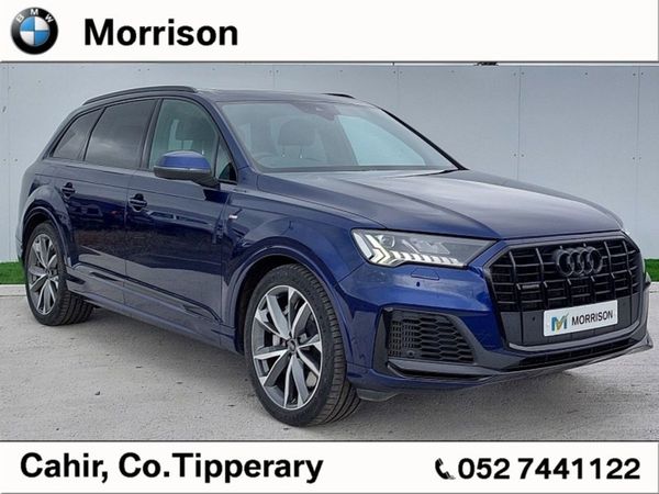 Audi Q7 SUV, Petrol Plug-in Hybrid, 2023, Blue
