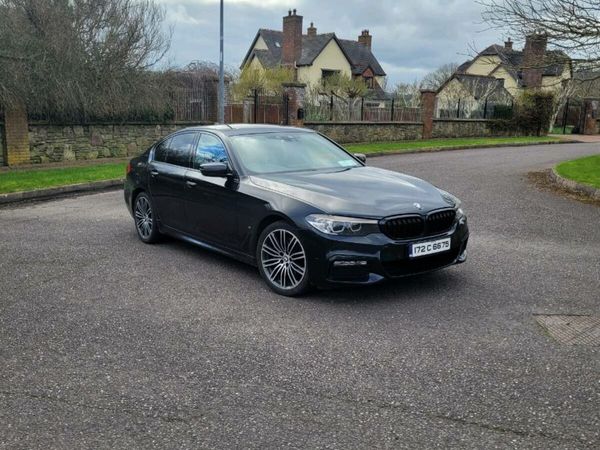 BMW 5-Series Saloon, Petrol Plug-in Hybrid, 2017, Black