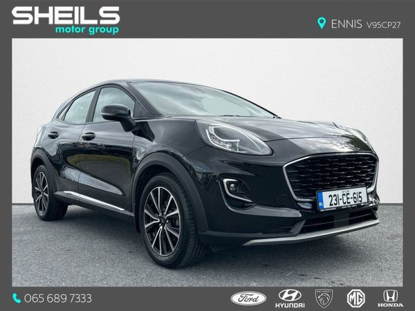 Ford Puma Crossover, Petrol Hybrid, 2023, Black