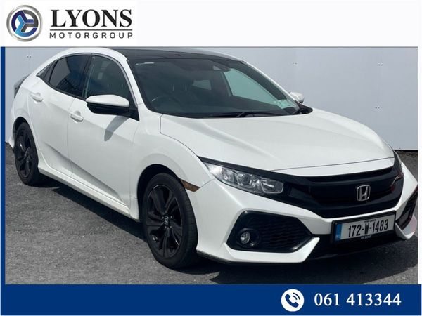 Honda Civic Hatchback, Petrol, 2017, White