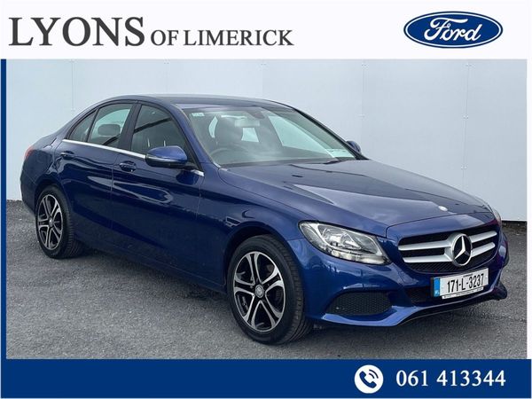 Mercedes-Benz C-Class Saloon, Diesel, 2017, Blue
