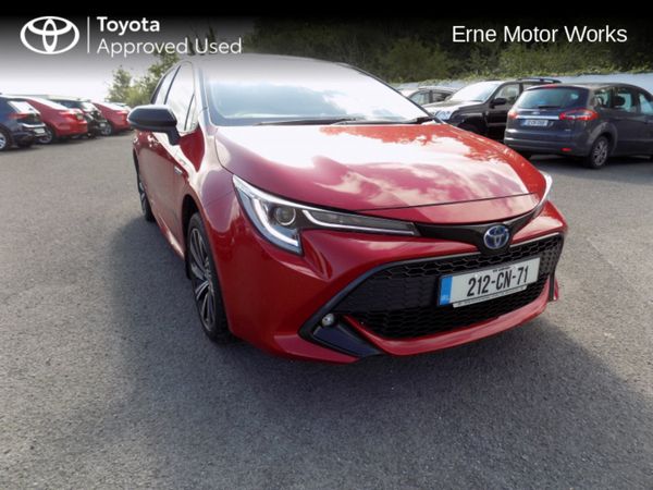 Toyota Corolla Hatchback, Petrol Hybrid, 2021, Red