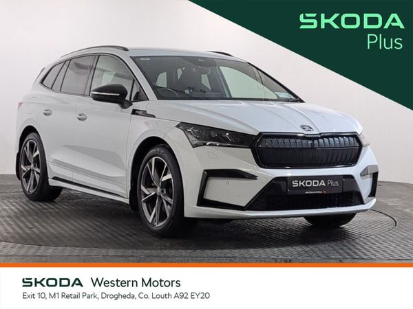 Skoda Enyaq Estate, Electric, 2024, White